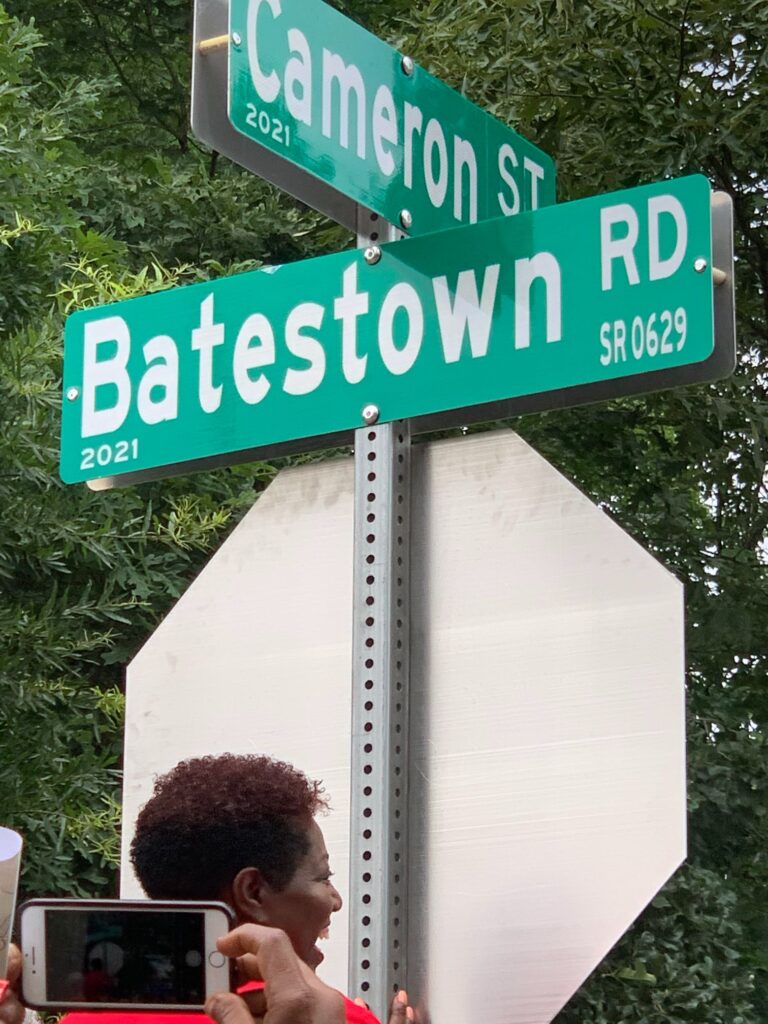 Supervisor Bailey A GREAT DAY! BATESTOWN UNVEILING