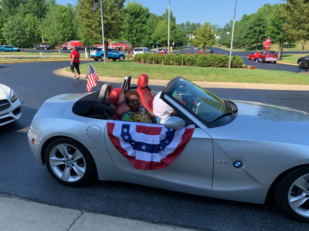 Supervisor Bailey, Grand Marshall for the Four Seasons 4th of July Parade