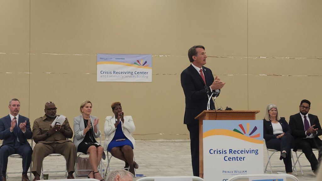 Virginia Governor Glenn Youngkin praising Supervisor Andrea Bailey and leadership for having the fortitude and vision to press through and procure a sight to meet the needs of the citizens every single day that will be a safe haven for those in crisis. 