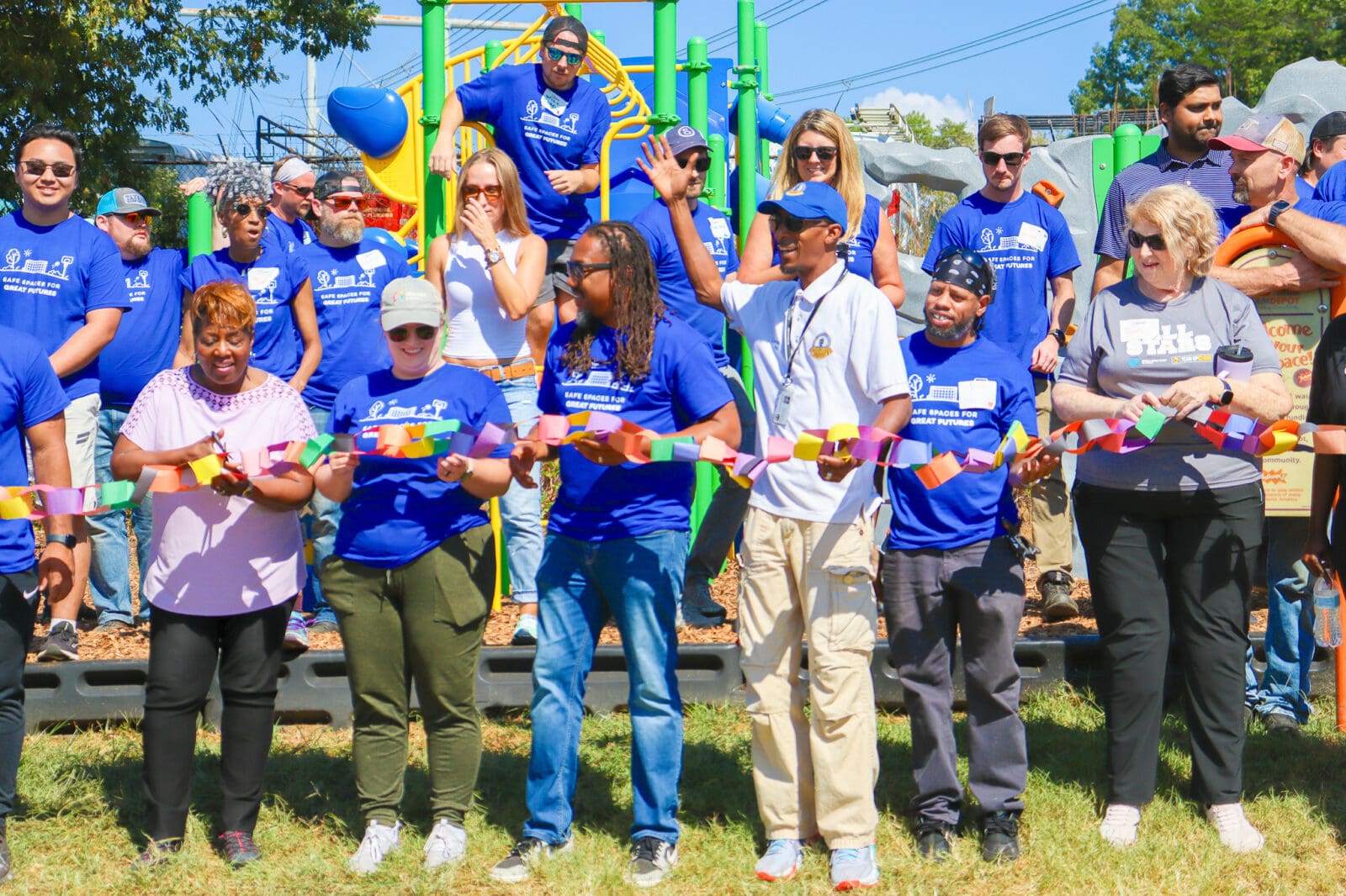 New Playground Opens in Dumfries Thanks to Amazon and Local Volunteers