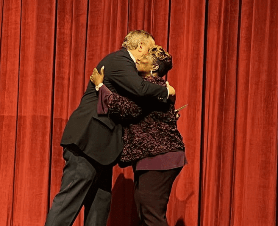 A proud moment and huge milestone! Vice Chair Andrea Bailey graduated from the Sorensen Institute’s Political Leadership Program. Higher learning for greater service—and she’s got the pin to prove it!

Congratulations Vice Chair Bailey!