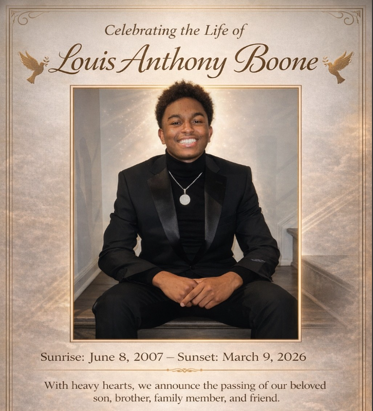 The Potomac District Office extends their deepest condolences to Louis Anthony Boone and to the entire Boone family, as well as their loved ones and friends during this incredibly difficult time.