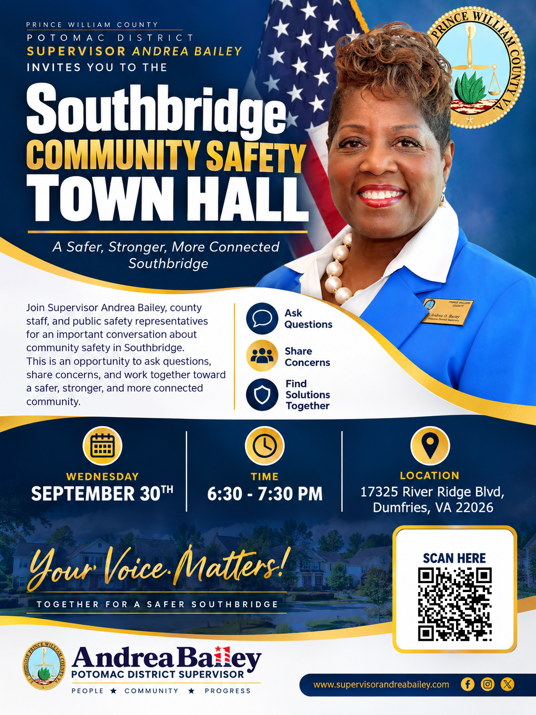 Southbridge Community Safety Town Hall
