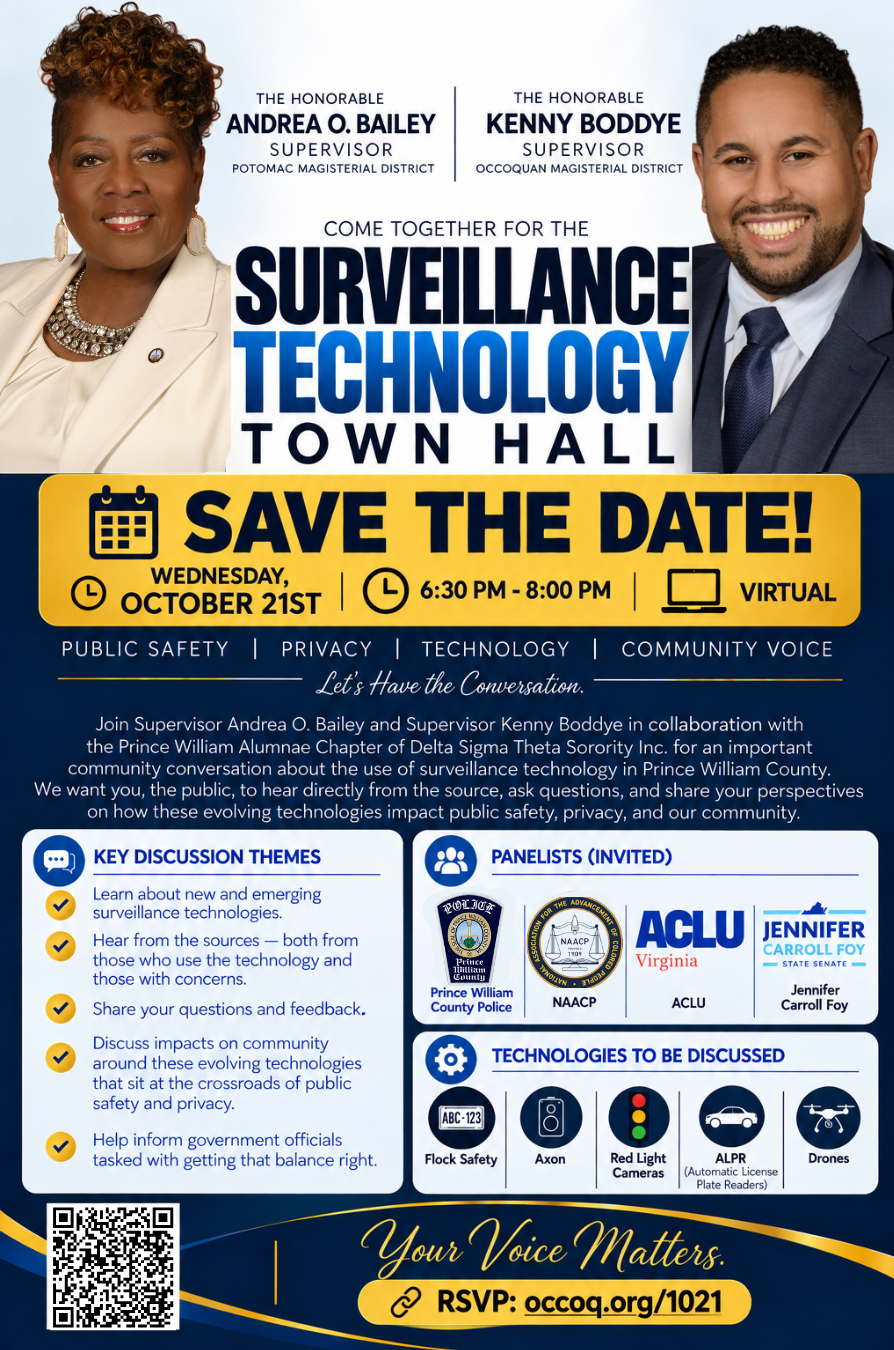 Surveillance Technology Town Hall.